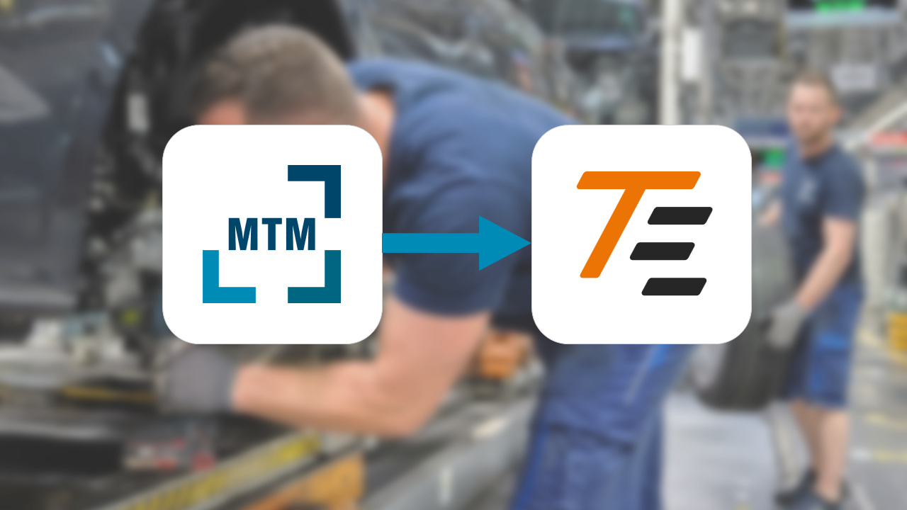How time data can be transferred from MTM to TAKTIQ via the interface